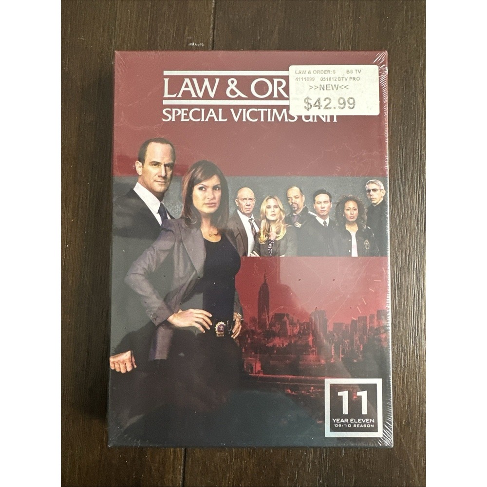 Law & Order SVU Year Eleven DVD 2009 5-Disc Set New Sealed SVU Season 11